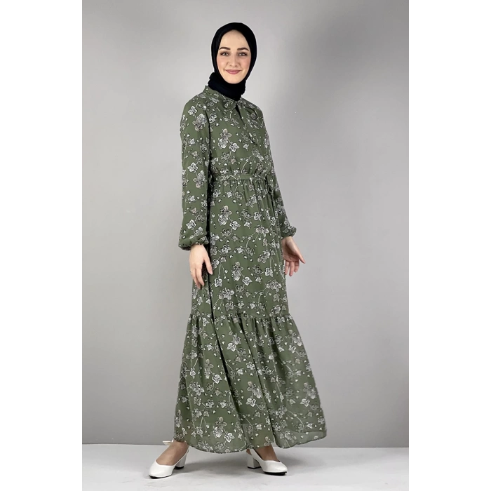 Moda Çizgi Tesettür Elbise