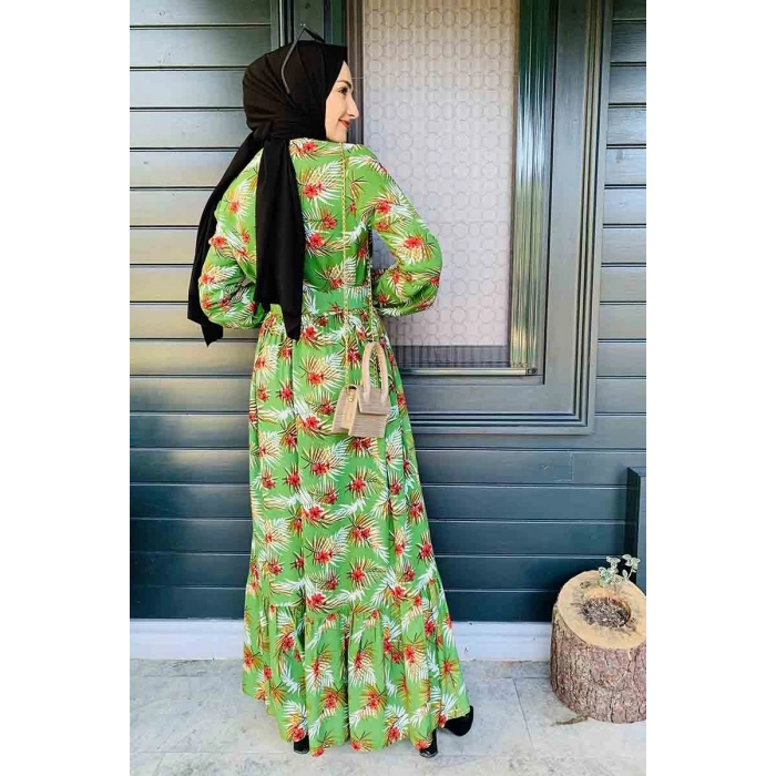 Moda Çizgi Tesettür Elbise