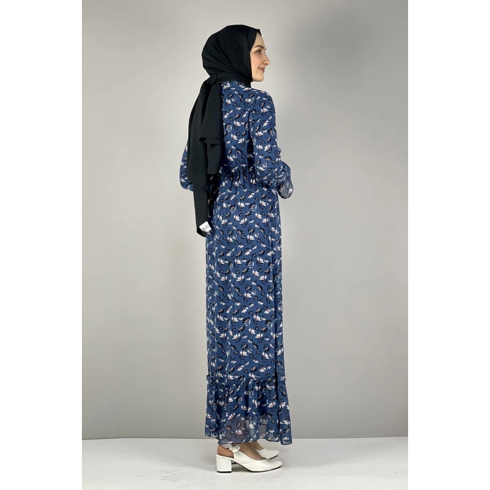 Moda Çizgi Tesettür Elbise