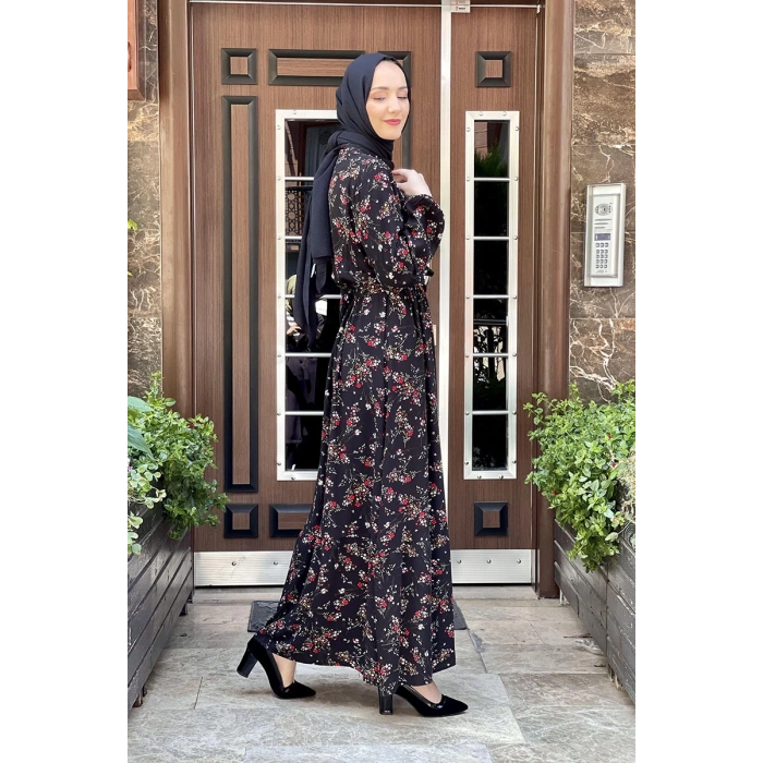 Moda Çizgi Tesettür Elbise