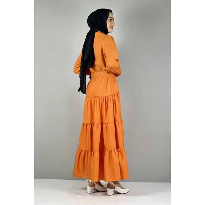 Moda Çizgi Tesettür Elbise