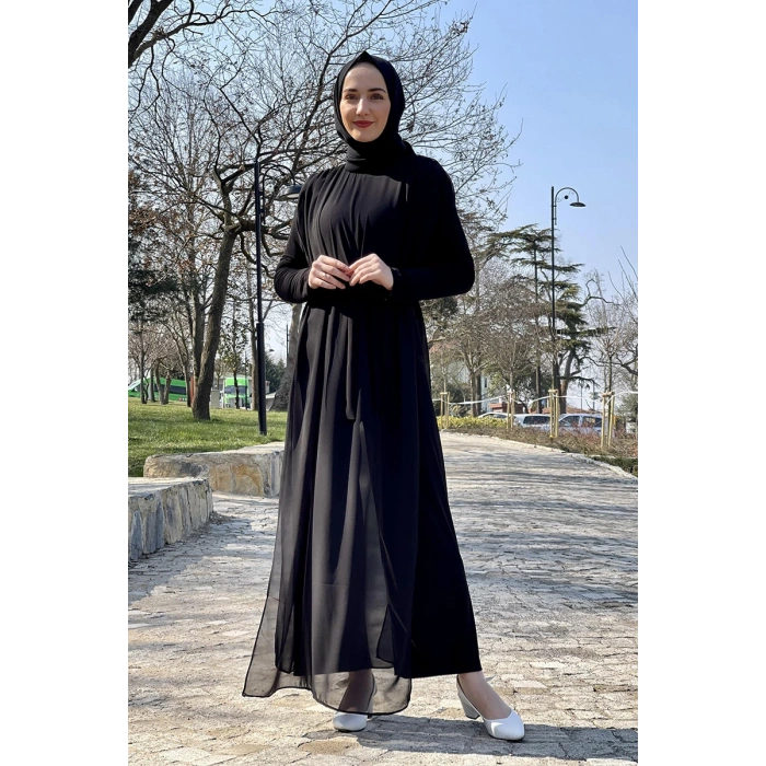 Moda Çizgi Tesettür Elbise