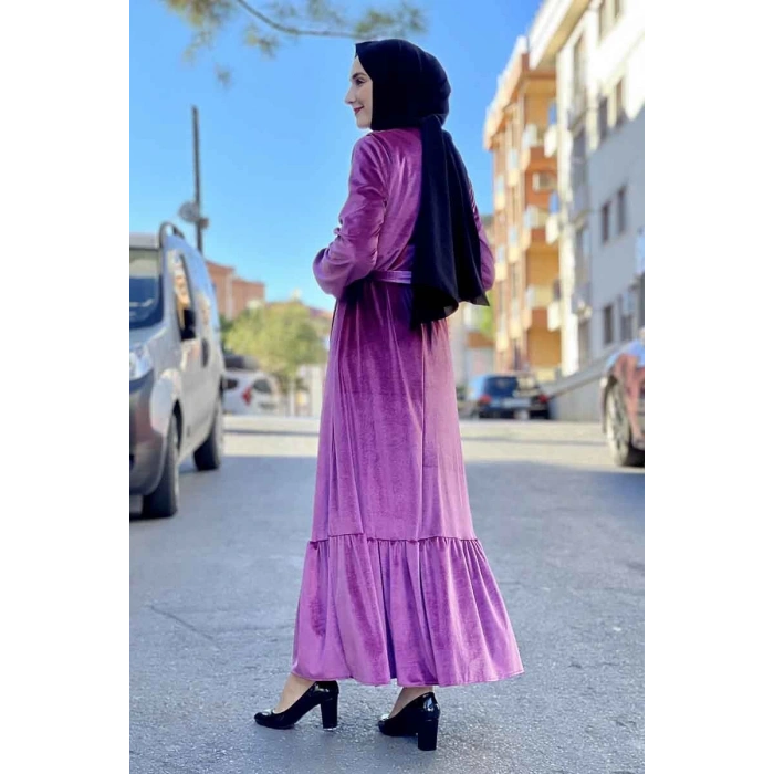 Moda Çizgi Tesettür Elbise