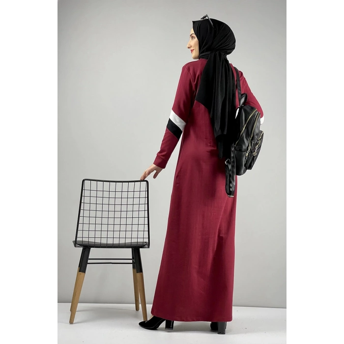 Moda Çizgi Tesettür Elbise