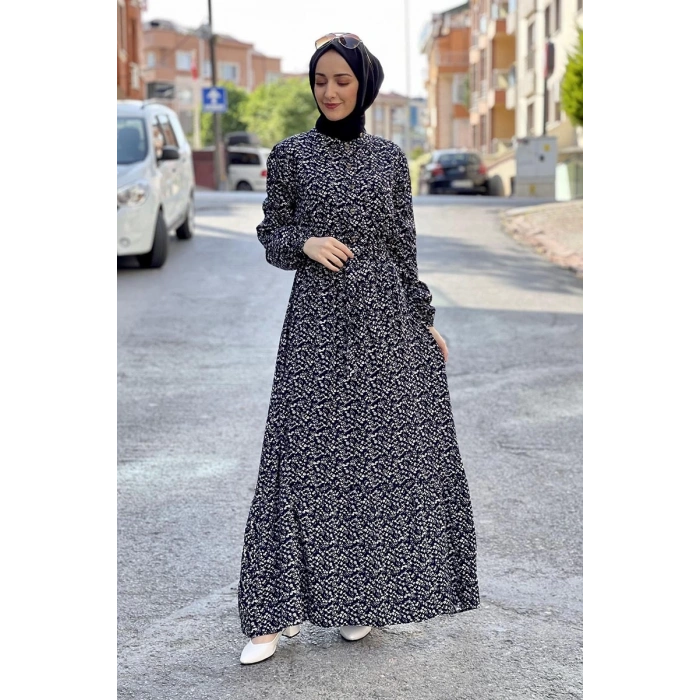 Moda Çizgi Tesettür Elbise