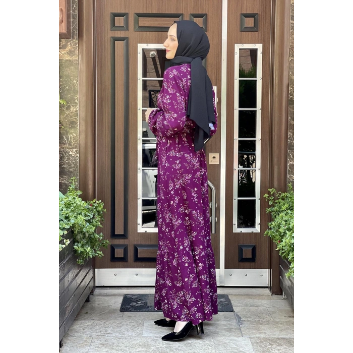 Moda Çizgi Tesettür Elbise