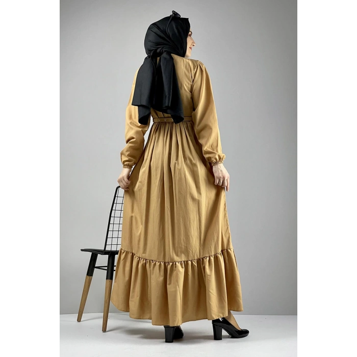 Moda Çizgi Tesettür Elbise