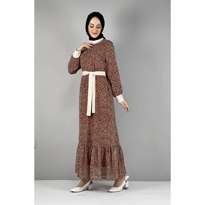 Moda Çizgi Tesettür Elbise