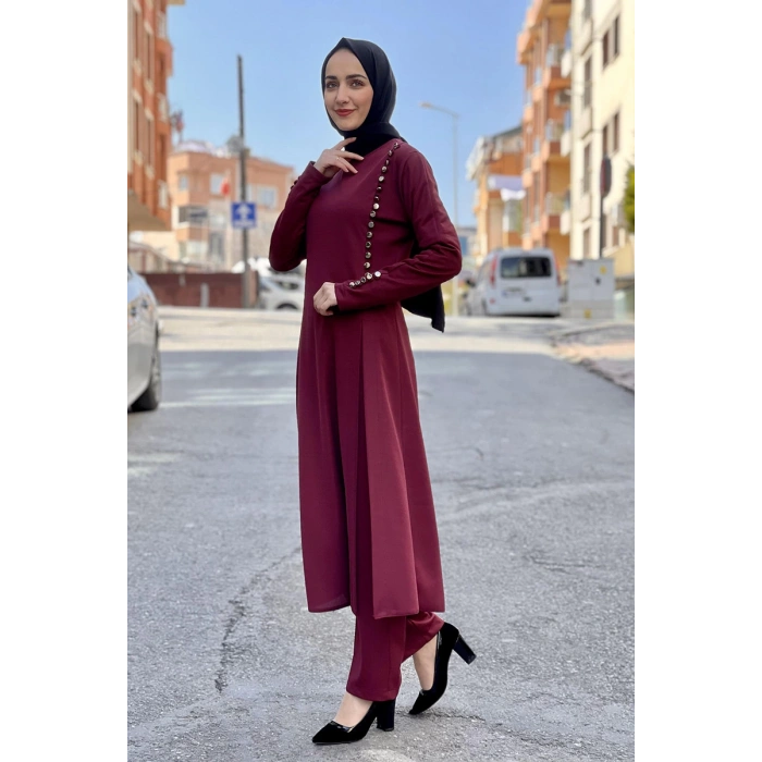 Moda Çizgi Tesettür Takım