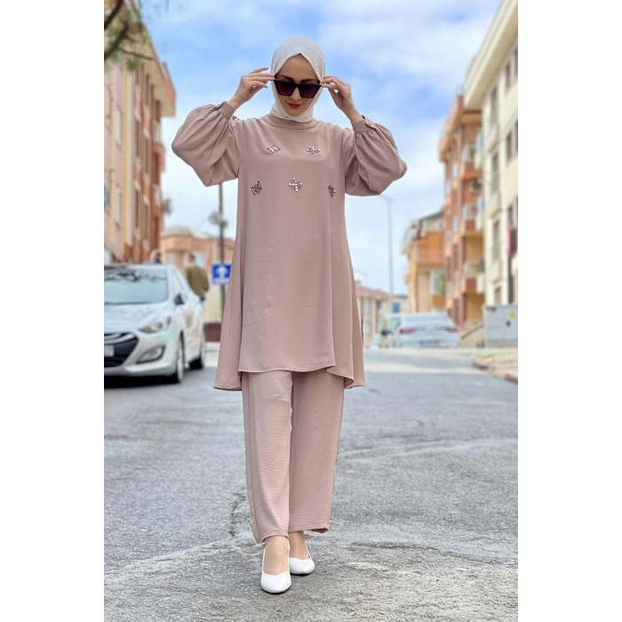 Moda Çizgi Tesettür Takım