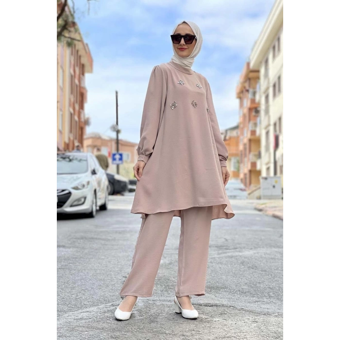 Moda Çizgi Tesettür Takım