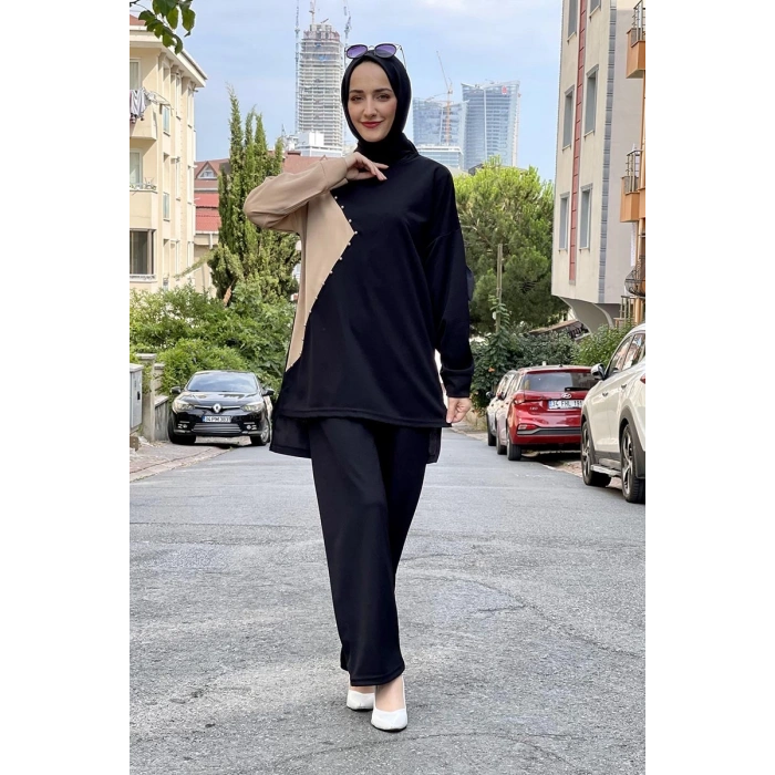 Moda Çizgi Tesettür Takım