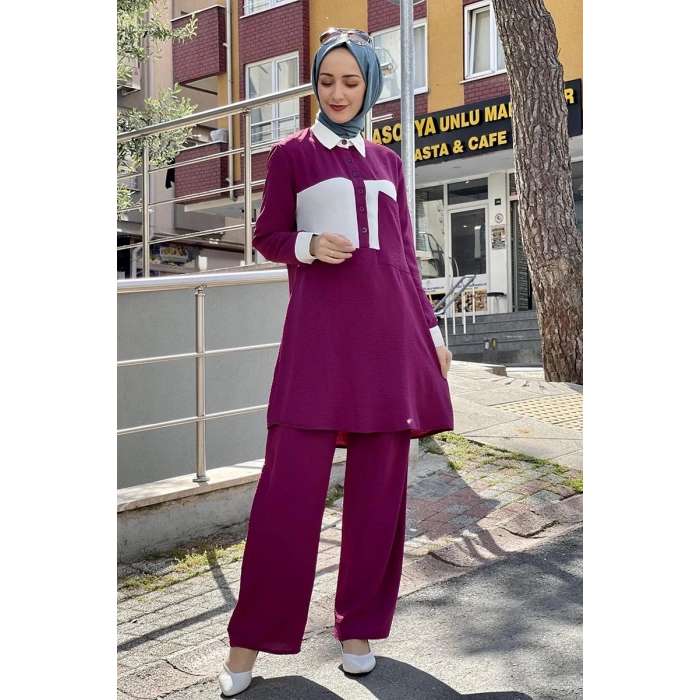 Moda Çizgi Tesettür Takım