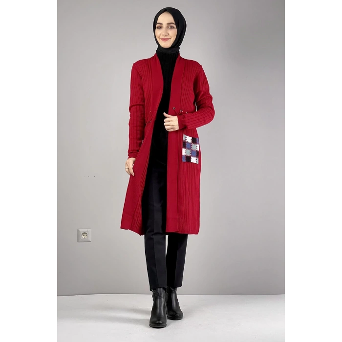 Moda Çizgi Triko Hırka