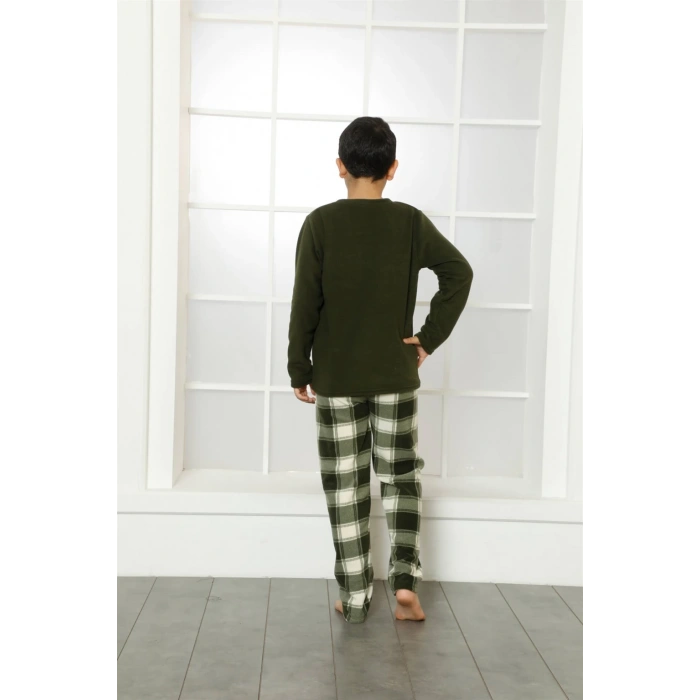 Moda Çizgi WelSoft Polar Çocuk Pijama Takımı 4635