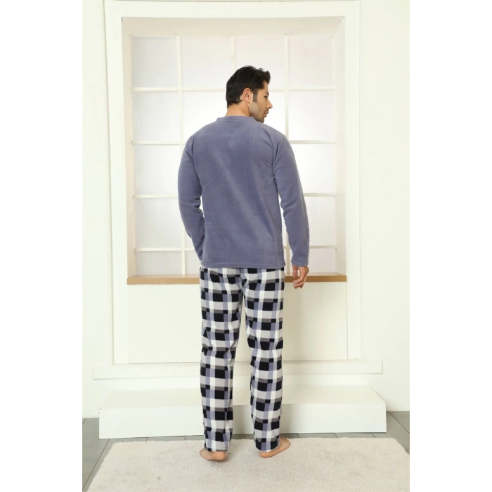 Moda Çizgi WelSoft Polar Erkek Pijama Takımı 6794