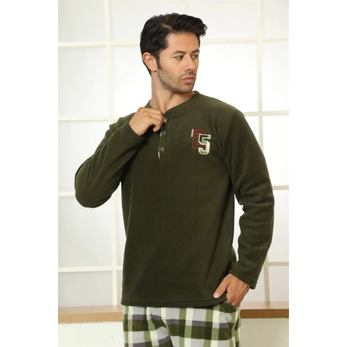 Moda Çizgi WelSoft Polar Erkek Pijama Takımı 6795