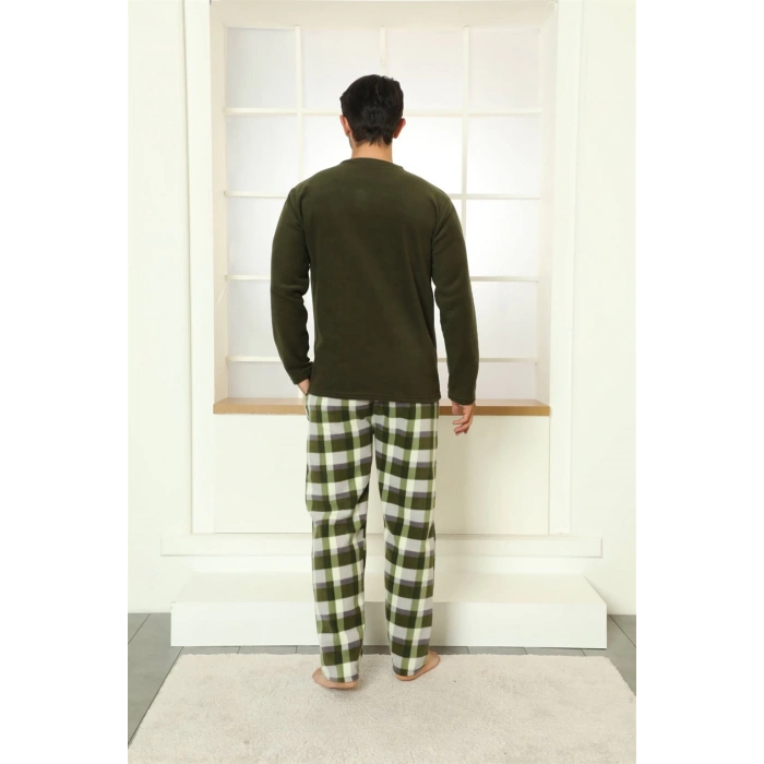 Moda Çizgi WelSoft Polar Erkek Pijama Takımı 6795
