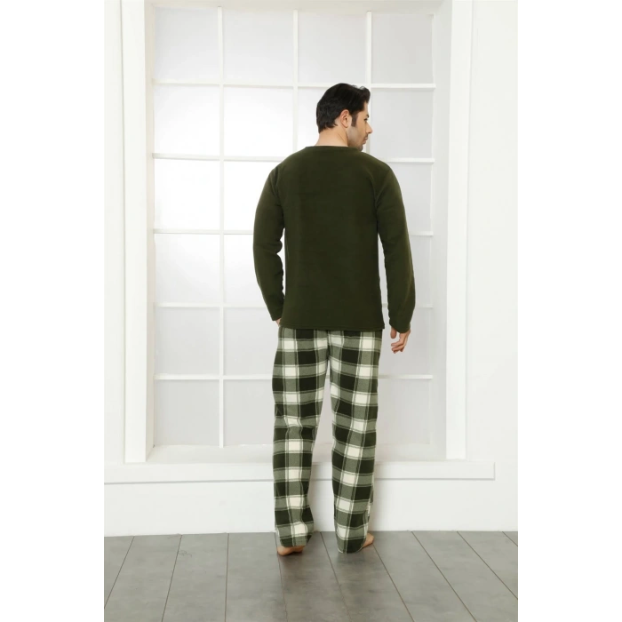 Moda Çizgi WelSoft Polar Erkek Pijama Takımı 6799