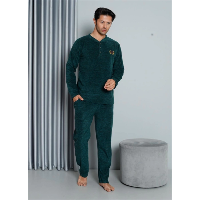 Moda Çizgi WelSoft Polar Erkek Pijama Takımı 6826