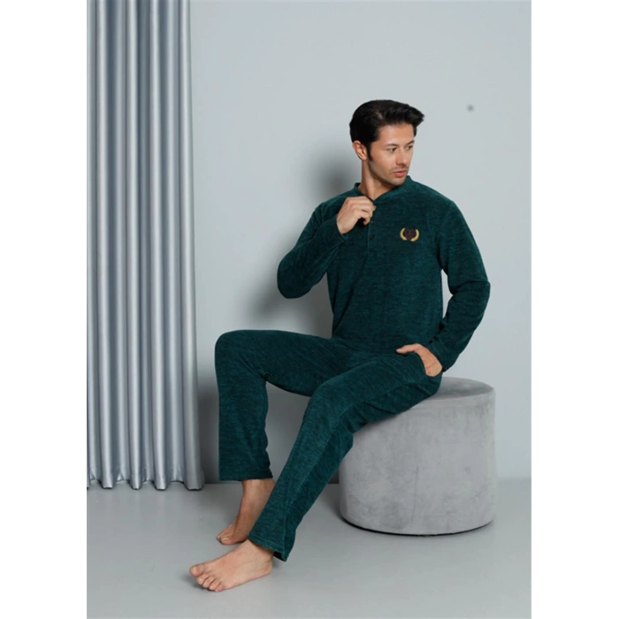 Moda Çizgi WelSoft Polar Erkek Pijama Takımı 6826