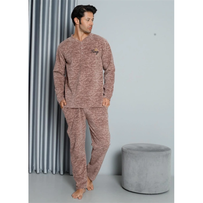 Moda Çizgi WelSoft Polar Erkek Pijama Takımı 6827