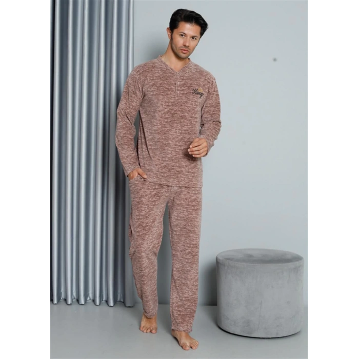 Moda Çizgi WelSoft Polar Erkek Pijama Takımı 6827