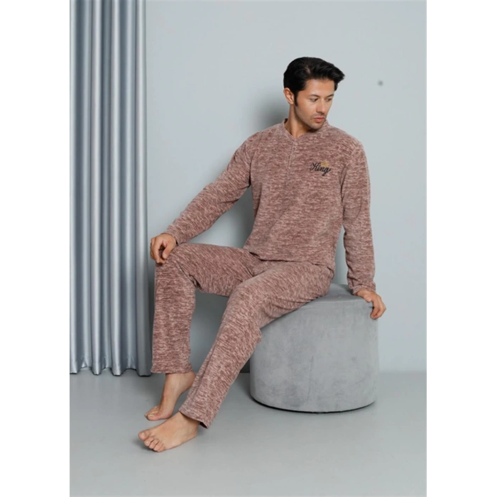 Moda Çizgi WelSoft Polar Erkek Pijama Takımı 6827