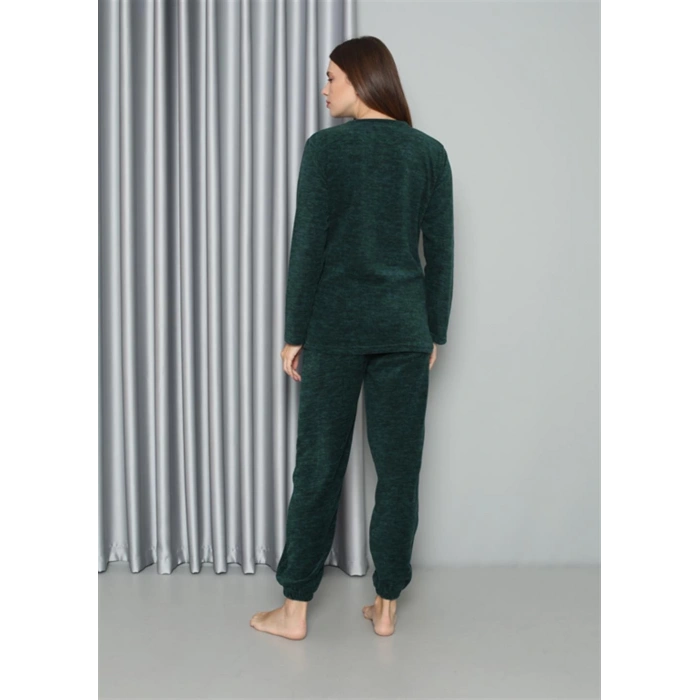 Moda Çizgi Welsoft Polar Kadın Pijama Takımı 8516
