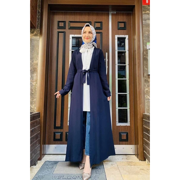 Moda Çizgi Yakalı Yelek