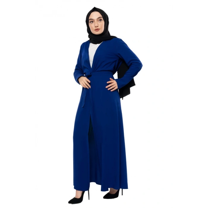 Moda Çizgi Yakalı Yelek