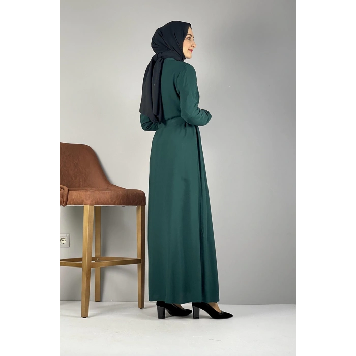 Moda Çizgi Yakalı Yelek