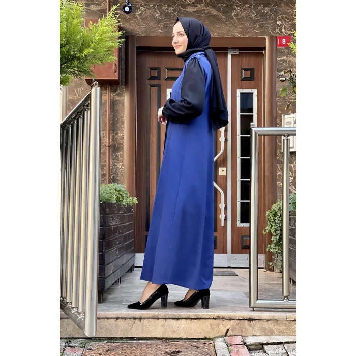 Moda Çizgi Yakalı Yelek