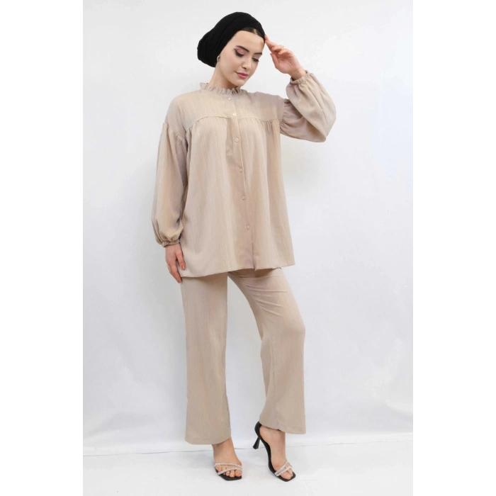 Moda Çizgili Robalı İkili Takım Taş