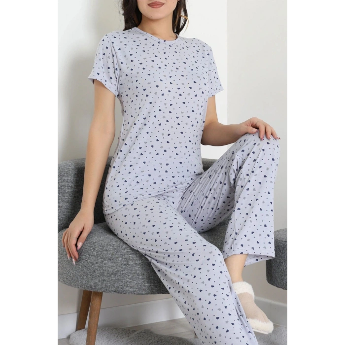 Modal Alt Üst Aynı Pijama Takımı Grikalp - 782.1287.