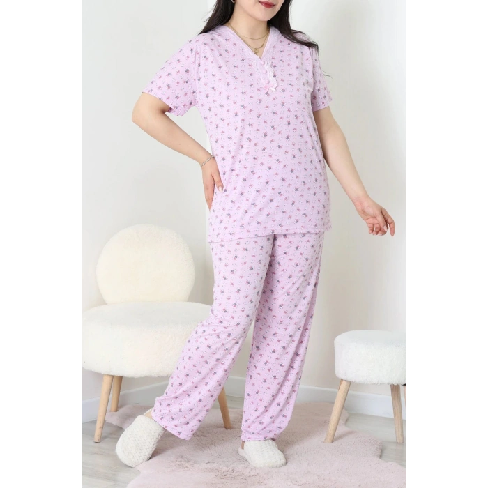 Modal Büyük Beden Pijama Takımı Morgül - 775.1287.