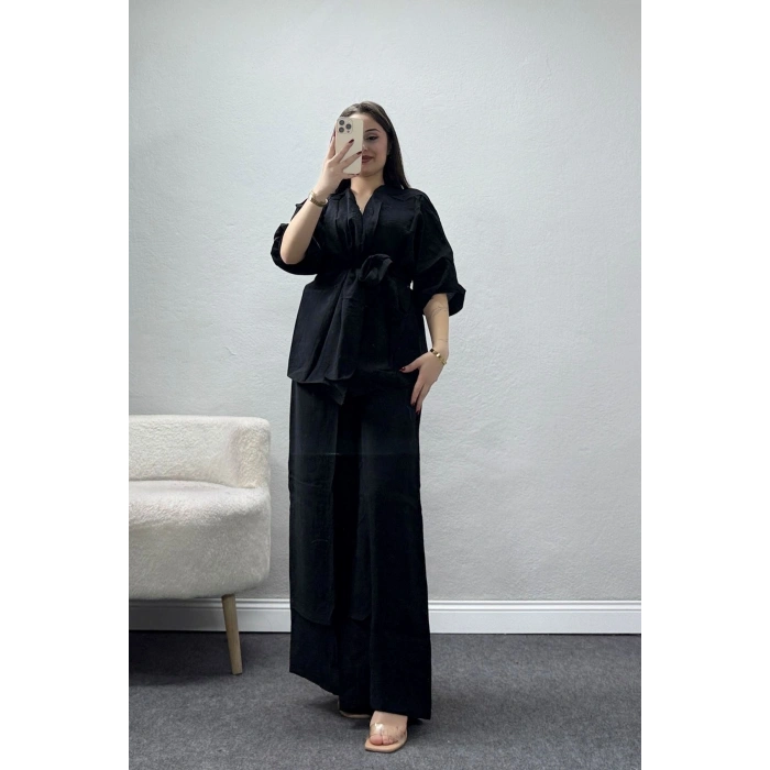 Modal Kimono Takım Siyah - 55143.701.