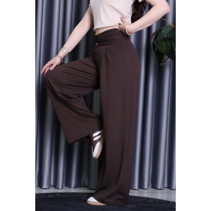 Modal Toka Detay Pantolon Kahve - 9888.2135.