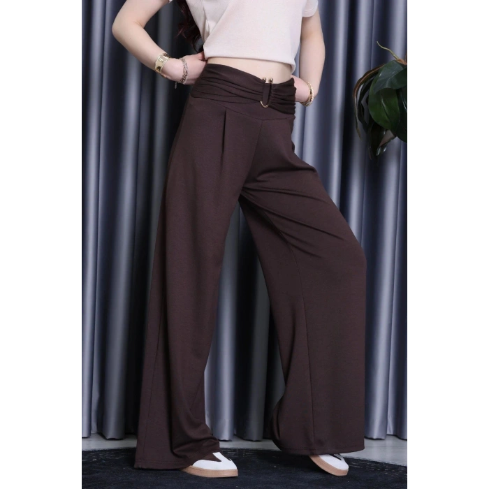 Modal Toka Detay Pantolon Kahve - 9888.2135.