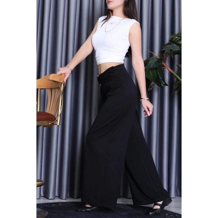 Modal Toka Detay Pantolon Siyah - 9888.2135.