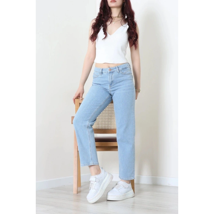 Mom Kot Pantolon Açıkmavi - 32849.1968.