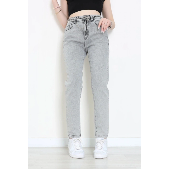 Mom Kot Pantolon Gri - 2323723.1968.