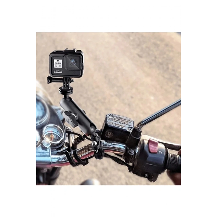 Motosiklet Bisiklet Gidona Monte 360° Ayarlanabilir Kamera Tutucu Aparat