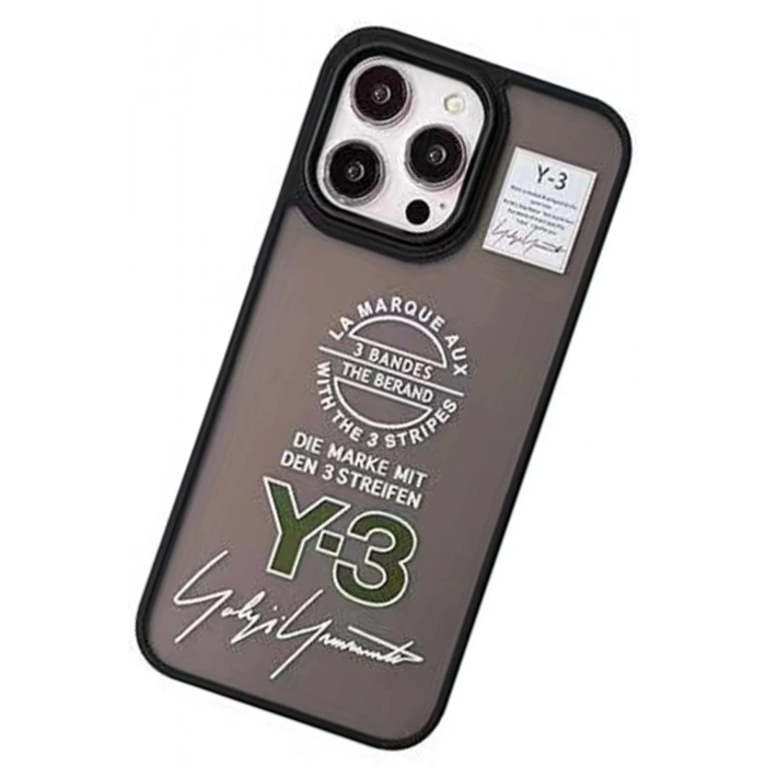 Movenchy iPhone 14 Pro Terra Desenli Kapak - Siyah - 1