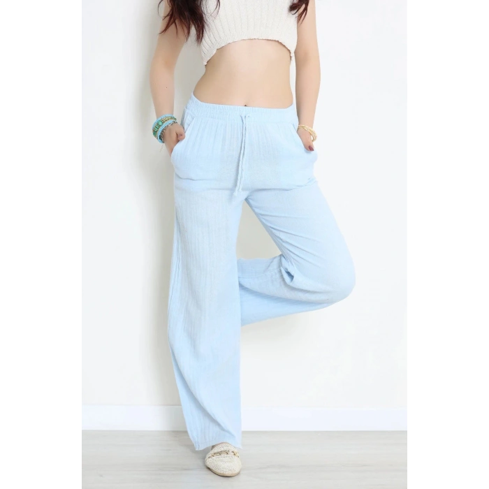 Müslin Bol Paça Pantolon Bebemavi - 349.1238.