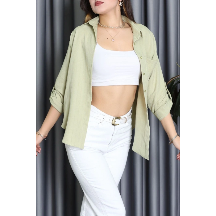 Neva Kumaş Gömlek Çağla - 2415.1602.