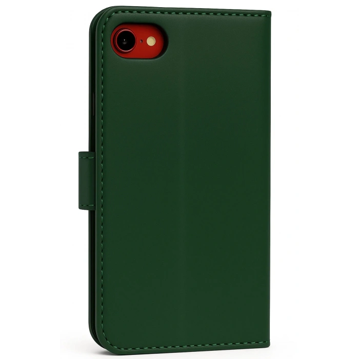 Newface Apple iPhone 7 Trend S Plus Kapaklı Kılıf - Yeşil