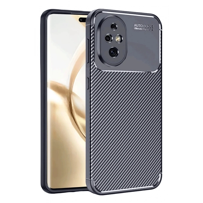 Newface Honor 200 Kılıf Auto Focus Karbon Kapak - Lacivert