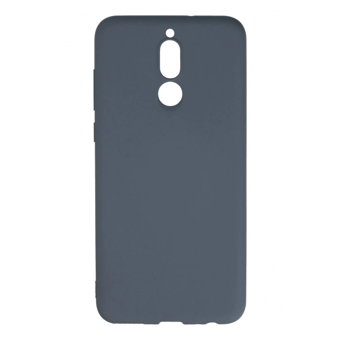 Newface Huawei Mate 10 Lite Kılıf Nano içi Kadife Silikon - Gri