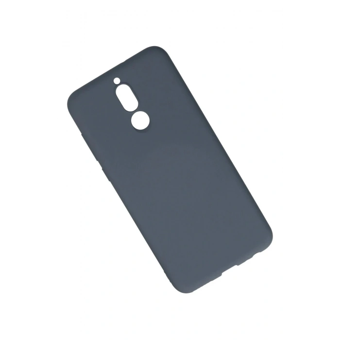 Newface Huawei Mate 10 Lite Kılıf Nano içi Kadife Silikon - Gri